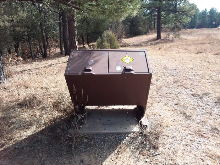 Bear-Proof trash bins.