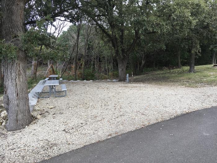 A photo of Site A016 of Loop A Loop at FARNUM CREEK with Picnic Table, Electricity Hookup, Fire Pit, Shade, Water Hookup