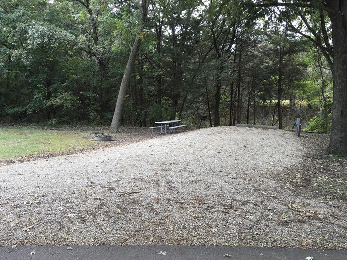 A photo of Site A034 of Loop A Loop at FARNUM CREEK with Picnic Table, Electricity Hookup, Fire Pit, Shade, Water Hookup