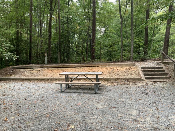 A photo of Site 059 of Loop B at NORTH BEND PARK with Picnic Table, Electricity Hookup, Water Hookup. This site has 5 steps.