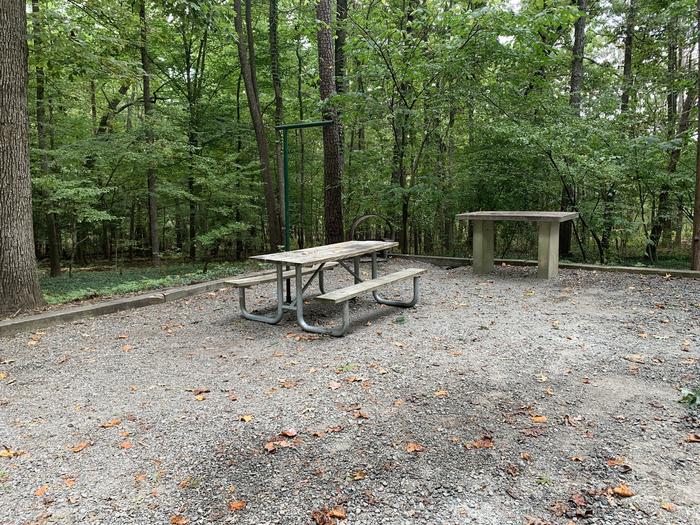 A photo of Site 096 of Loop B at NORTH BEND PARK with Picnic Table, Fire Pit, Lantern Pole