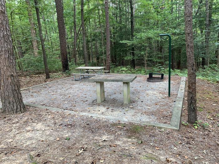 A photo of Site 138 of Loop B at NORTH BEND PARK with Picnic Table, Fire Pit, Lantern Pole