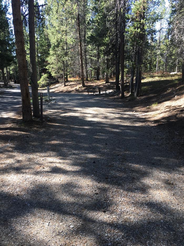 A photo of Site 406 of Loop A at Colter Bay RV Park with Full Hookup