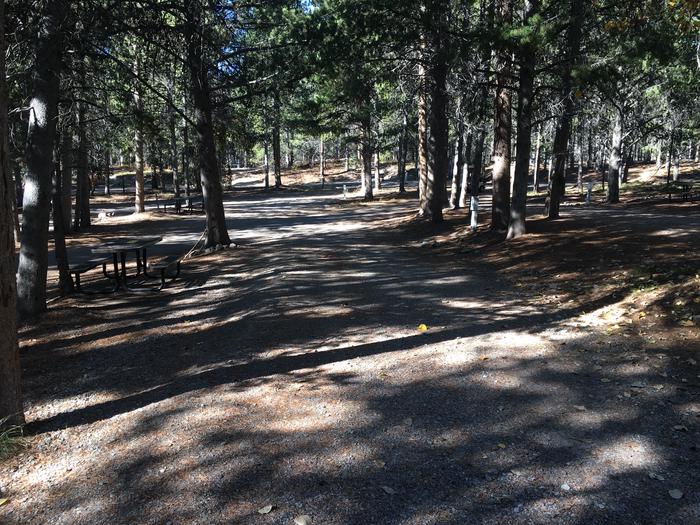 A photo of Site 3 of Loop A at Colter Bay RV Park with Full Hookup