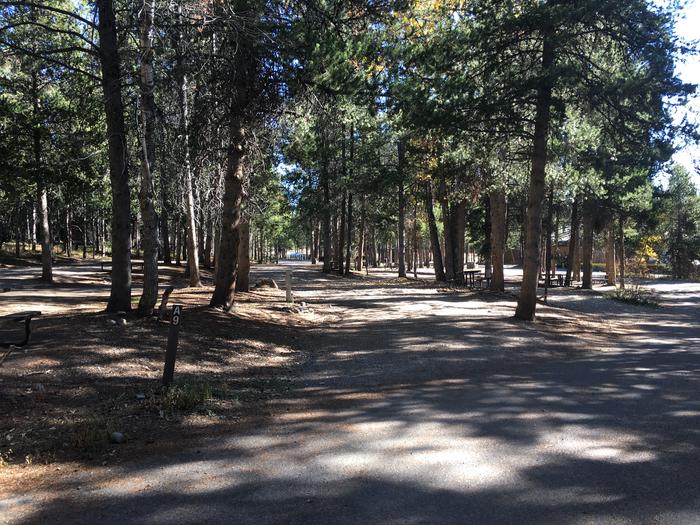 A photo of Site 409 of Loop A at Colter Bay RV Park with Full Hookup