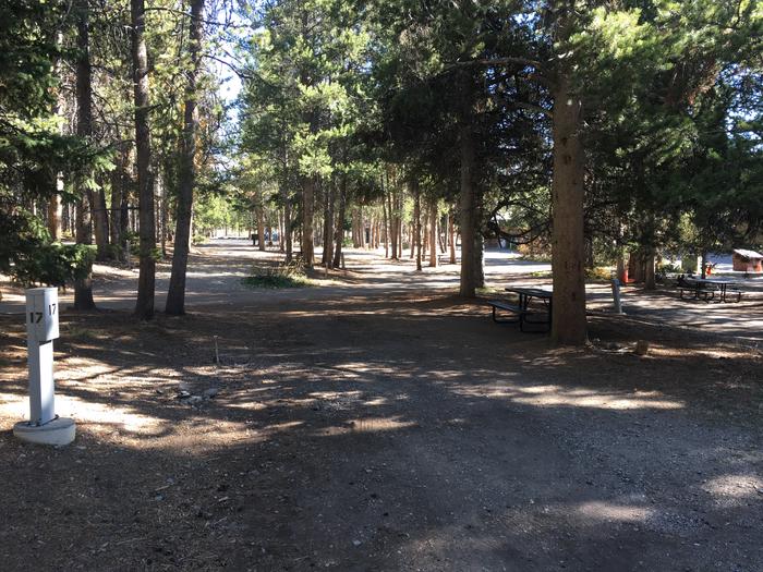 A photo of Site 414 of Loop A at Colter Bay RV Park with Full Hookup