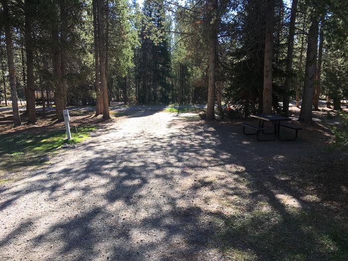 A photo of Site 419 of Loop A at Colter Bay RV Park with Full Hookup