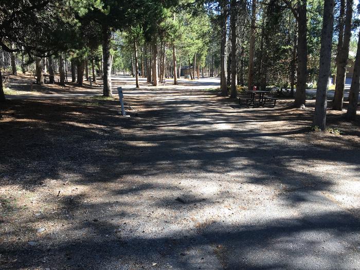 A photo of Site 415 of Loop A at Colter Bay RV Park with Full Hookup