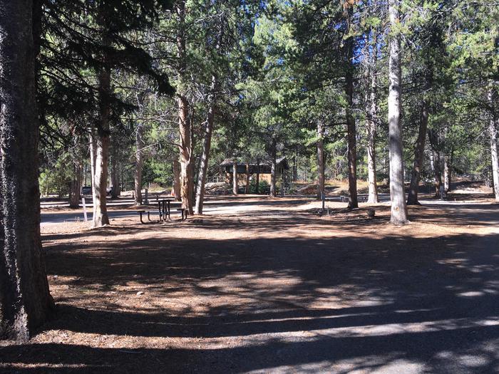 A photo of Site 413 of Loop A at Colter Bay RV Park with Full Hookup