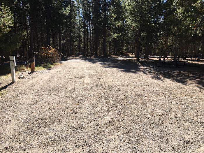 A photo of Site 25 of Loop B at Colter Bay RV Park with Full Hookup
