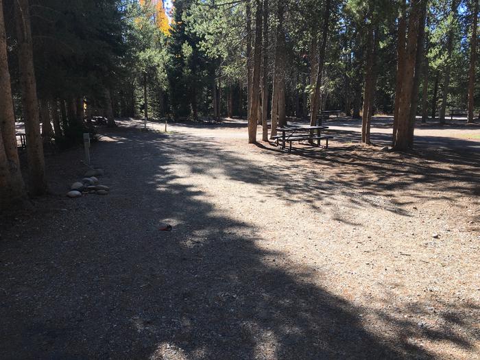 A photo of Site 420 of Loop A at Colter Bay RV Park with Full Hookup