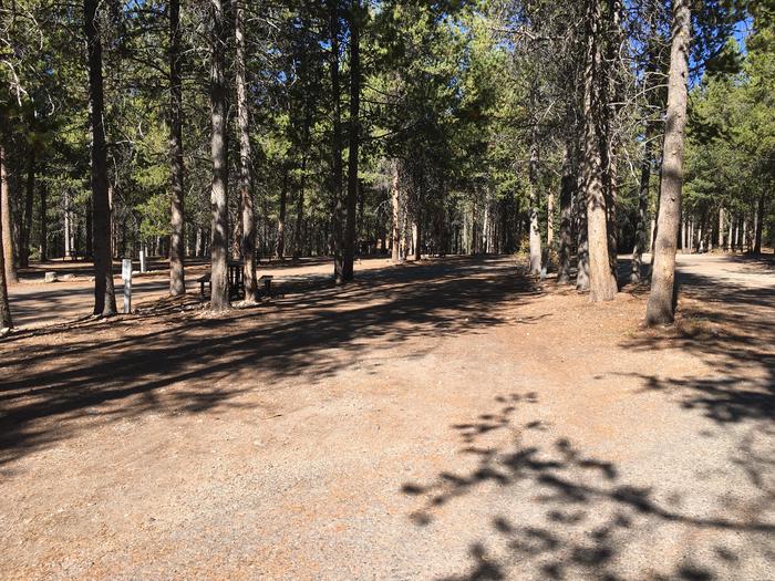 A photo of Site 35 of Loop C at Colter Bay RV Park with Full Hookup