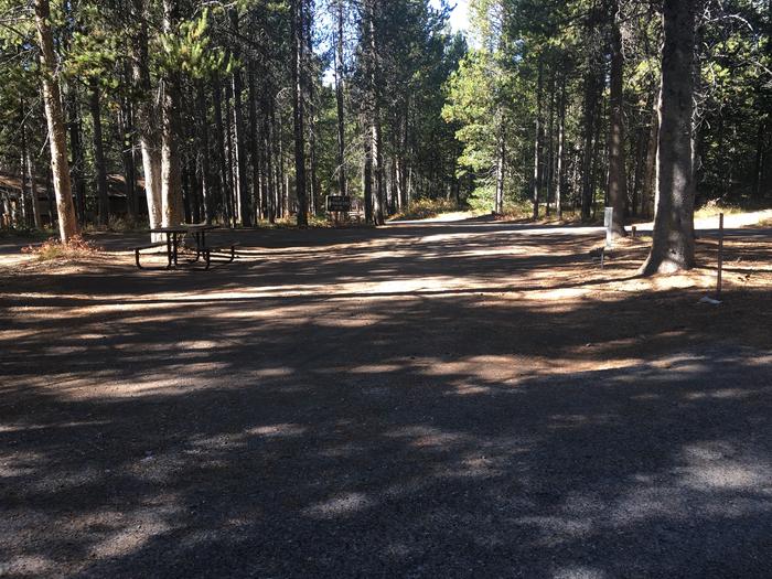 A photo of Site 442 of Loop D at Colter Bay RV Park with Full Hookup