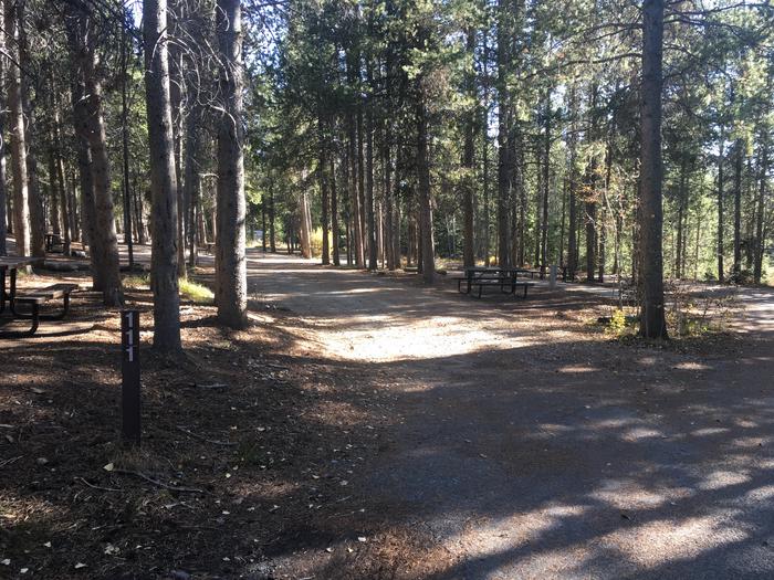 A photo of Site 511 of Loop P at Colter Bay RV Park with Full Hookup