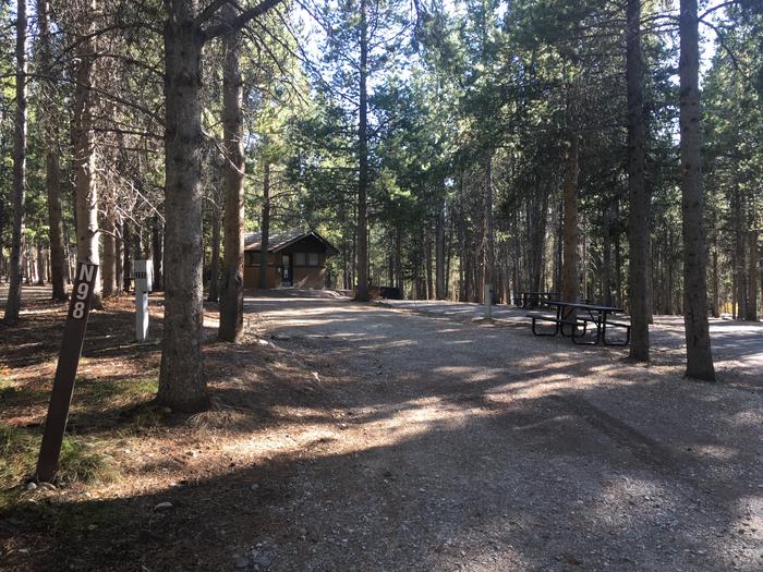 A photo of Site 498 of Loop N at Colter Bay RV Park with Full Hookup