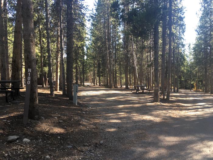 A photo of Site 500 of Loop N at Colter Bay RV Park with Full Hookup