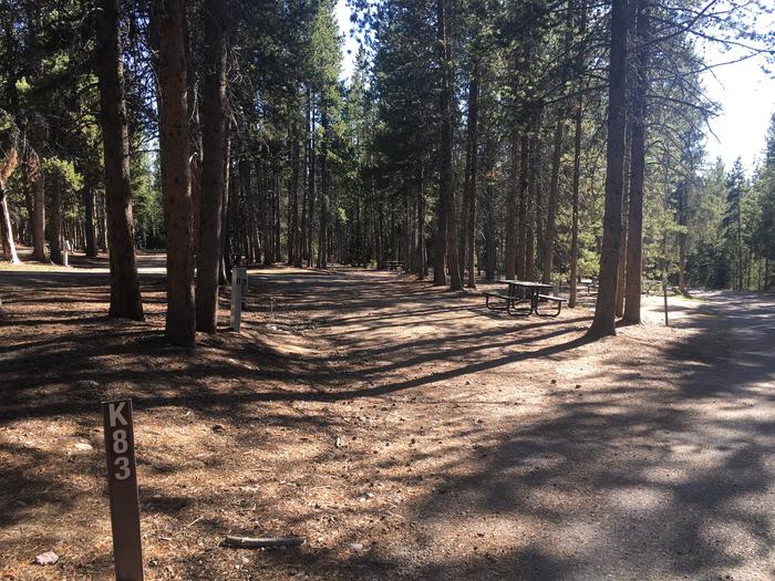 A photo of Site 483 of Loop K at Colter Bay RV Park with Full Hookup