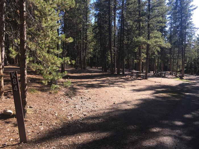 A photo of Site 484 of Loop K at Colter Bay RV Park with Full Hookup