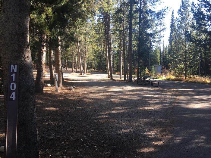 A photo of Site 504 of Loop N at Colter Bay RV Park with Full Hookup
