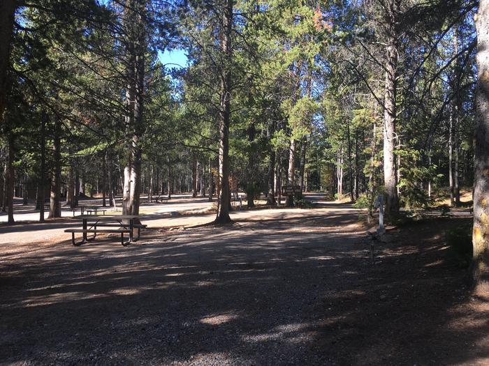 A photo of Site 64 of Loop H at Colter Bay RV Park with Full Hookup