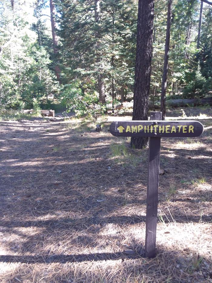 Amphitheater sign.