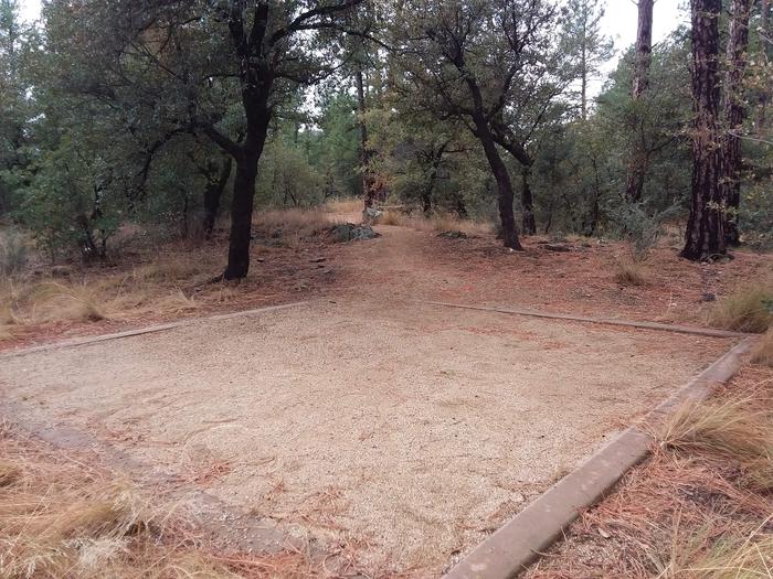 Hilltop Campground Loop A Site 8: tent padHilltop Campground Loop A Site 8