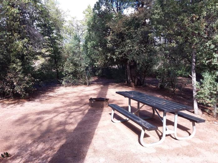 Houston Mesa, Elk Loop site #05 picnic table.Houston Mesa, Elk Loop site #05 