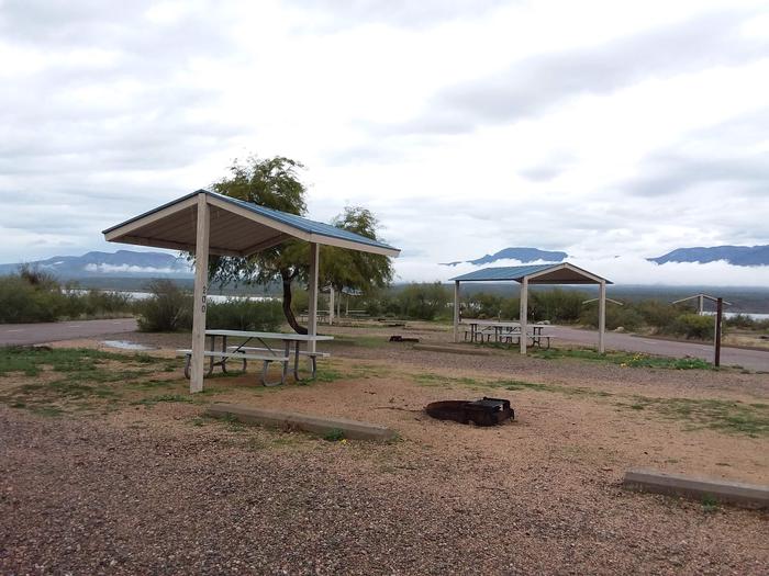 Campsite 200 with panoramic mountain views