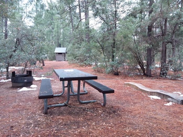 Timber Camp Rec. Area And Group CG - Site 1 - table, fire pit, quick restroom accessTimber Camp Rec. Area And Group CG 