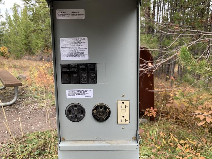 A photo of Site 33 of Loop 1 at Signal Mountain Lodge Campground with Electricity Hookup