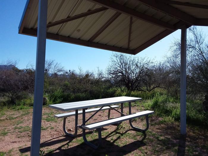 Site T9 picnic table.
