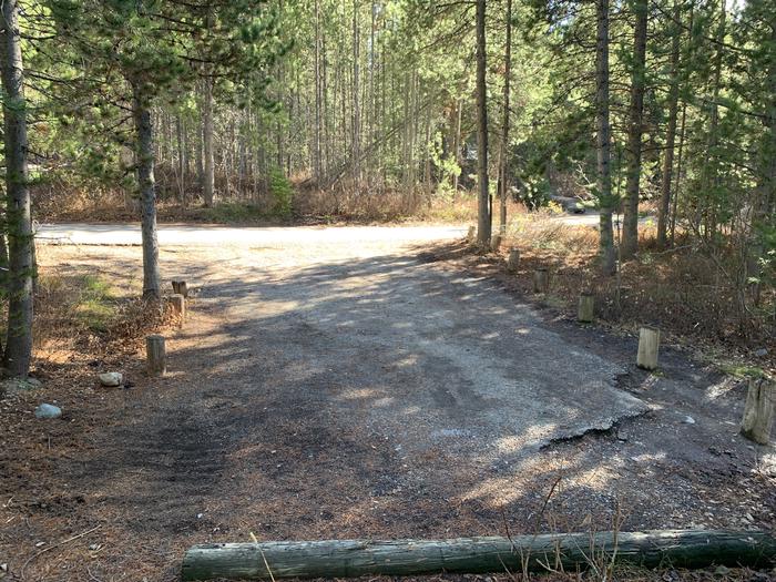 A photo of Site 41 of Loop 2 at Signal Mountain Lodge Campground with Picnic Table, Shade, Food Storage, Full Hookup