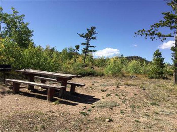 Site 004 picnic table Site 004 picnic table