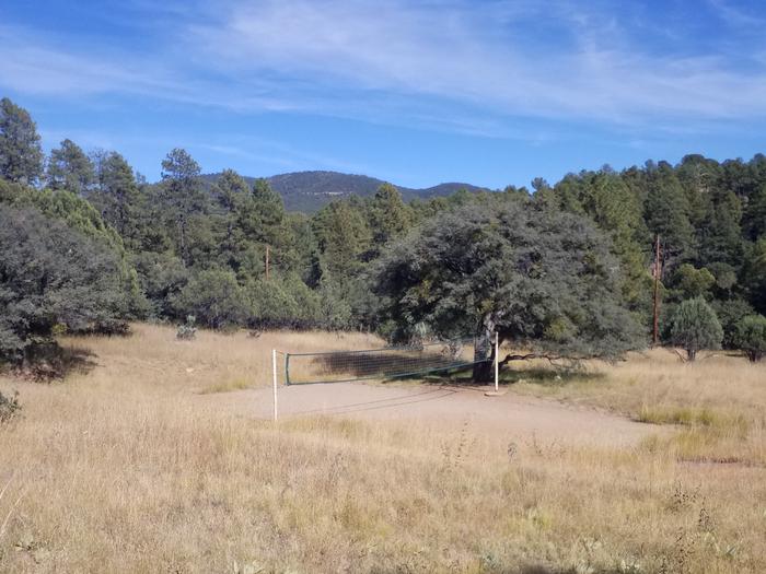 GOMEZ PEAK Picnic Site Volleyball Court with Mountain Views