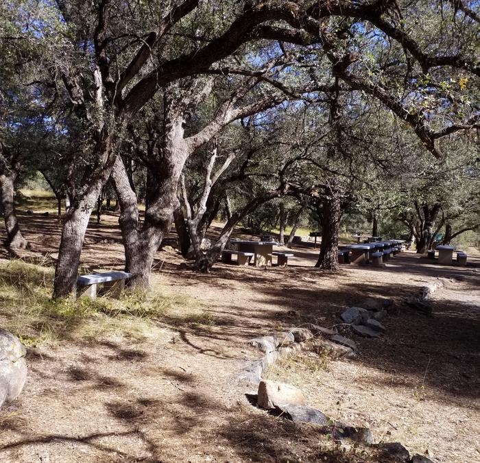 LITTLE WALNUT East Group Site Shaded Picnic Area