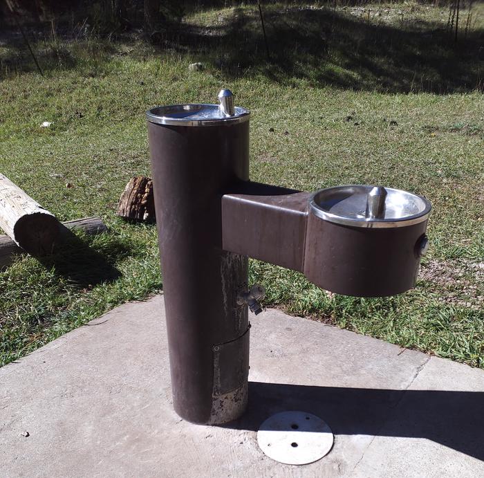 LOWER FIR Group Campground Water Fountain and Spigot