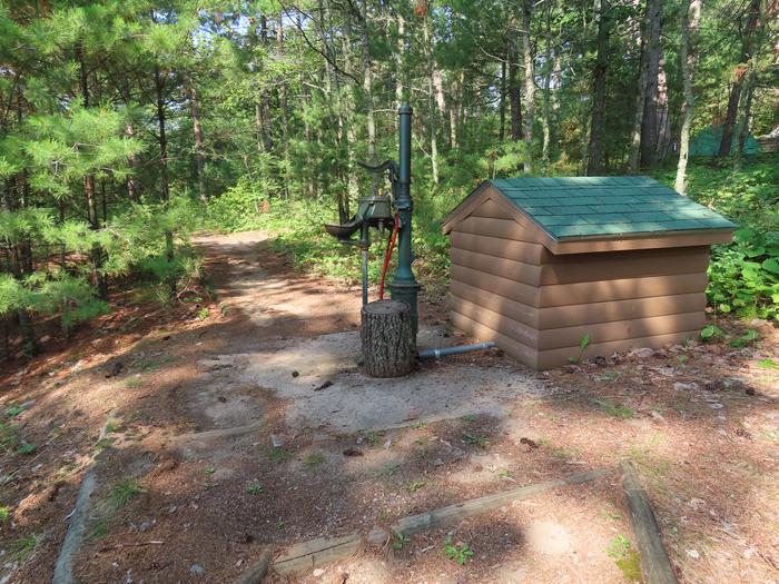 King Williams campground hand pump well