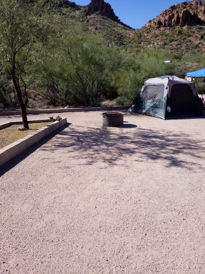 Tortilla Campground Site 60: includes fire pit and table and ample space for tentsTortilla Campground Site 60
