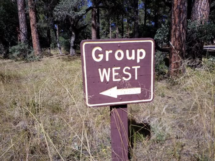 Group west sign
