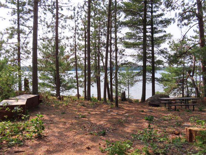 View of Mukooda Lake Trout Campsite