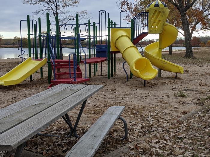 Playground by the beach at Outlet Park