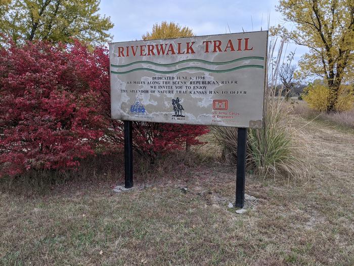 Riverwalk Trail Sign