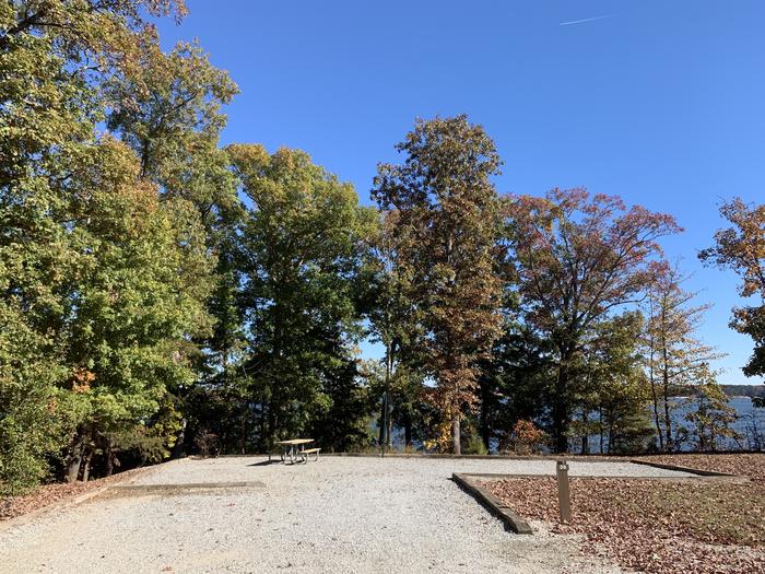 A photo of Site 038 of Loop A at NORTH BEND PARK with Picnic Table, Fire Pit, Tent Pad, Lantern Pole