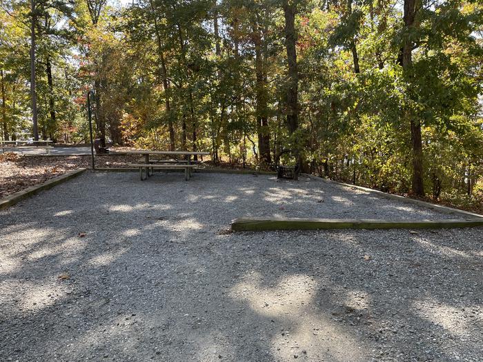 A photo of Site 031 of Loop A at NORTH BEND PARK with Picnic Table, Fire Pit, Shade, Tent Pad, Lantern Pole
