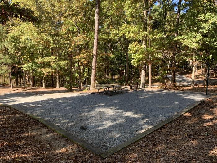 A photo of Site 006 of Loop A at NORTH BEND PARK with Picnic Table, Fire Pit, Tent Pad, Lantern Pole