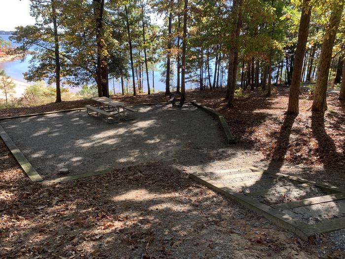 A photo of Site 019 of Loop A at NORTH BEND PARK with Picnic Table, Fire Pit, Tent Pad, Lantern Pole