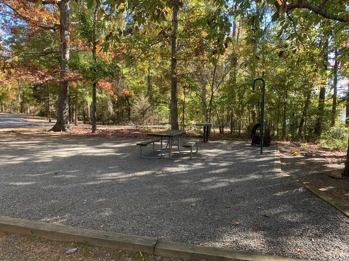 A photo of Site 079 of Loop BLOO at RUDDS CREEK REC. AR. with Picnic Table, Electricity Hookup, Fire Pit, Lantern Pole, Water Hookup