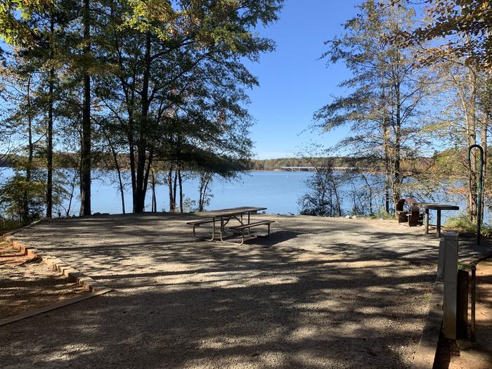A photo of Site 075 of Loop BLOO at RUDDS CREEK REC. AR. with Picnic Table, Electricity Hookup, Fire Pit, Lantern Pole, Water Hookup