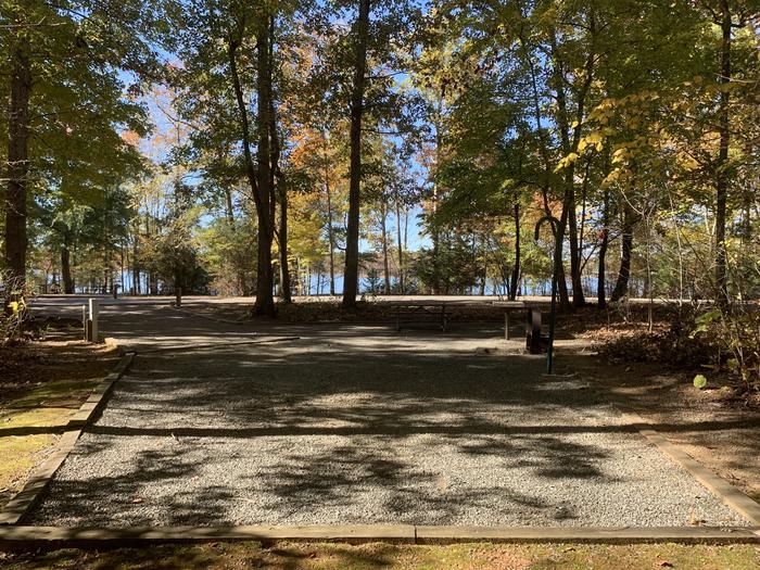 A photo of Site 076 of Loop BLOO at RUDDS CREEK REC. AR. with Picnic Table, Electricity Hookup, Fire Pit, Lantern Pole, Water Hookup