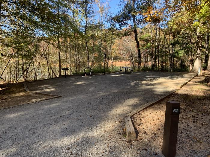 A photo of Site 062 of Loop BLOO at RUDDS CREEK REC. AR. with Picnic Table, Electricity Hookup, Fire Pit, Lantern Pole, Water Hookup